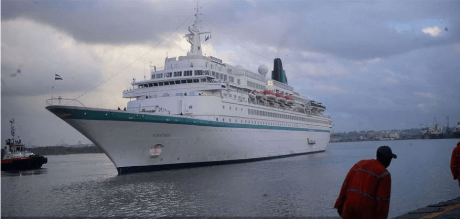 Cruise ship terminal to be launched next month
