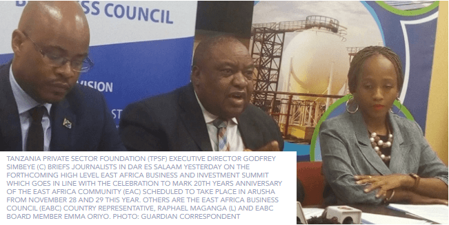 EABC holds East Africa high-level business summit in Arusha