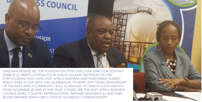 EABC holds East Africa high-level business summit in Arusha