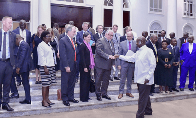 Museveni to EU envoys: Trade not aid will transform our country