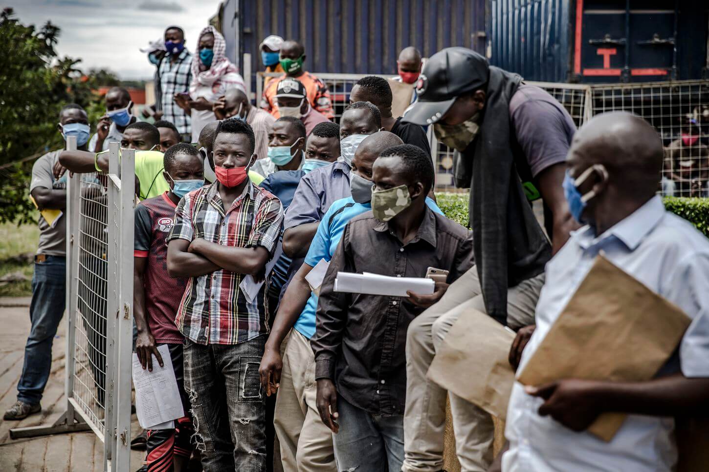 At a busy East African border, testing truckers created perfect conditions for coronavirus to spread