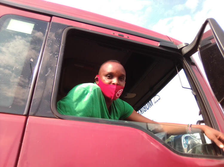 Truck drivers welcome online coronavirus test results