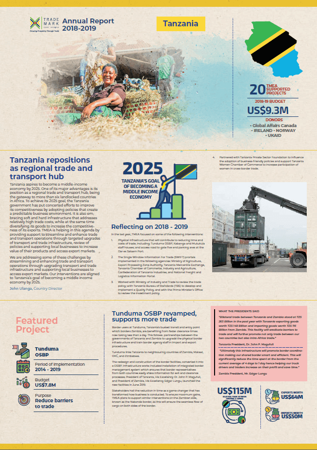 Tanzania Annual Report 2018/19