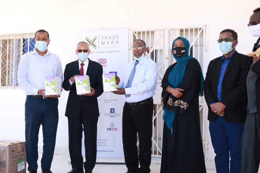 TradeMark Africa Presents Personal Protective Equipment (PPEs) to Government of Somaliland to Boost Fight Against Covid-19