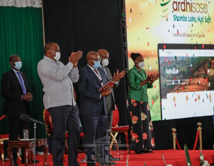 Uhuru unveils the National Land Information Management System