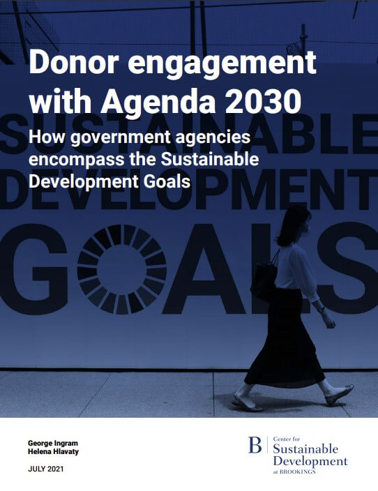 Donor engagement with Agenda 2030 – How government agencies encompass the Sustainable Development Goals