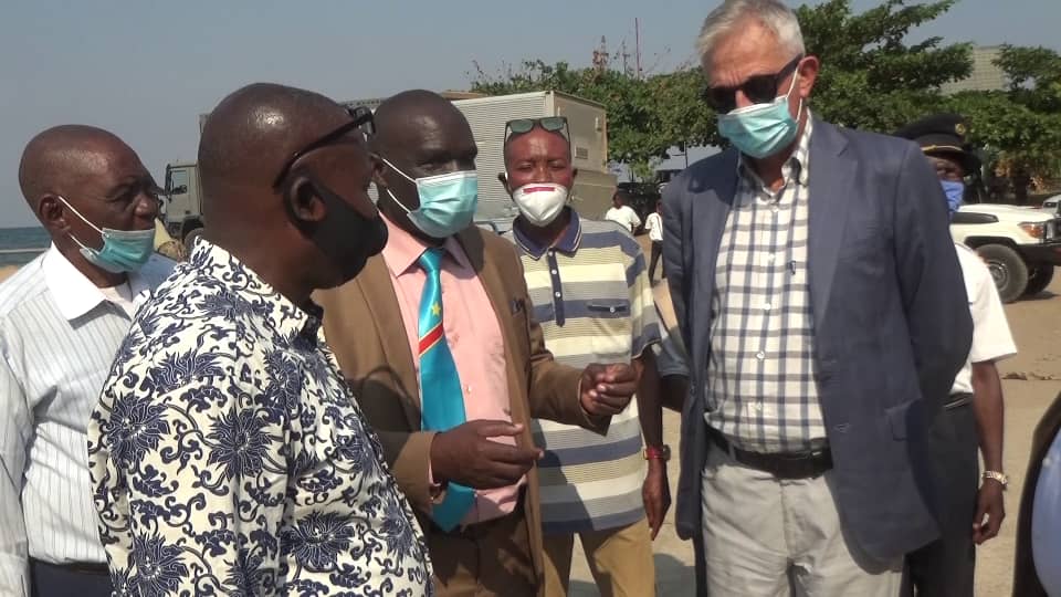 Dutch Ambassador to DRC H.E. Jolke Oppewal Visits the Port of Kalundu in Uvira