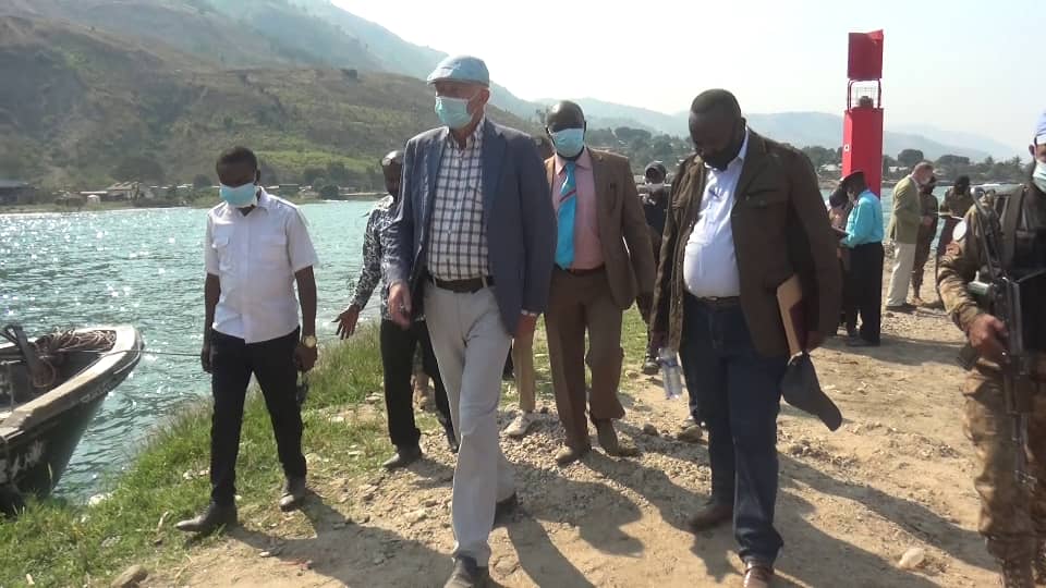 Dutch Ambassador to DRC H.E. Jolke Oppewal Visits the Port of Kalundu in Uvira