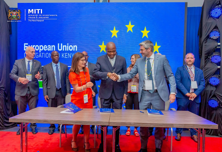 CS Kuria signs European Union BEEEP programme